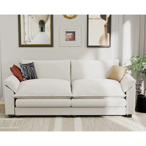 79” Modular Oversized Sectional Sofa | Deep Seat Loveseat | Anciennevi