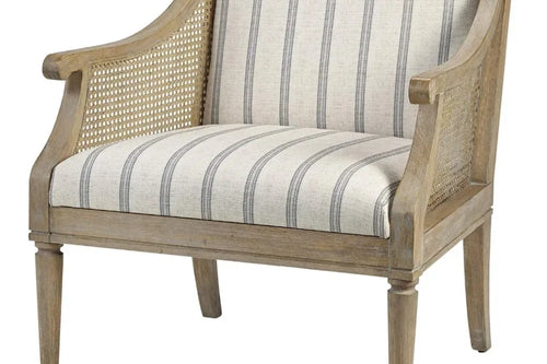 Reclaimed Wood Accent Chairs | Beige Solid Wood Frame | Anciennevi