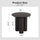 30'' Black Round Dining Table | Small Kitchen Table | Anciennevi