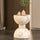 Nordic Creative Cream Bedside Table – Light Luxury Simple Side Table for Bedroom & Living Room – Anciennevi