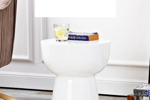 Nordic Creative Small Round Bedside Table | Movable Modern Design | Anciennevi