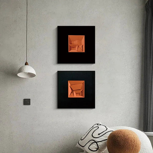3D Relief Wall Hanging Ornament – Modern Wooden Art – Anciennevi