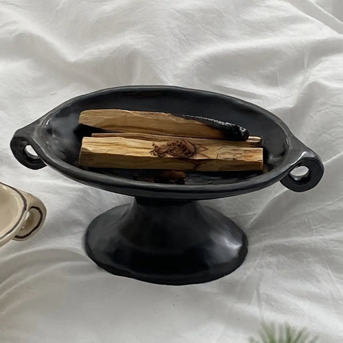 Silver Plated Ceramic Jewelry Tray | Luxury Storage | Anciennevi