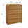 4-Drawer Living Room Cabinet with Metal Slide Online | Anciennevi