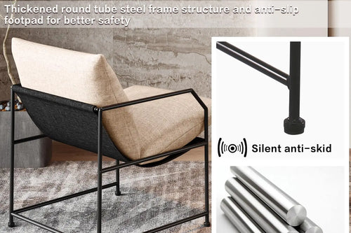 Sling Accent Arm Chair Set of 2 | Stylish & Cozy Seating | Anciennevi