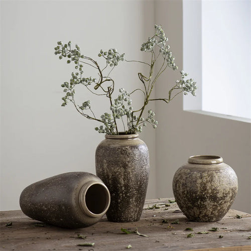 Ceres Japanese Ceramic Vase | Elegant Vase for Living Room | Anciennevi