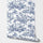 Toile Navy Wallpaper – Ancient Warriors & Elephant Engraved Forest Style Print – Anciennevi