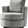 2 Units Swivel Barrel Chair | Modern Chenille 360° Accent Chair | Anciennevi