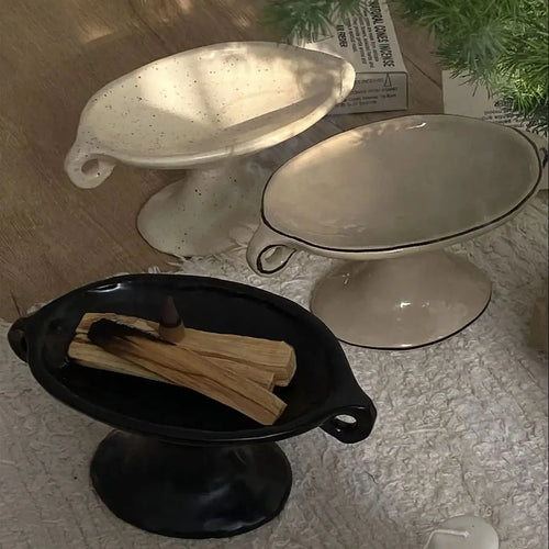 Silver Plated Ceramic Jewelry Tray | Luxury Storage | Anciennevi