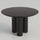 30'' Black Round Dining Table | Small Kitchen Table | Anciennevi