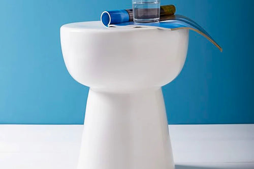 Nordic Creative Small Round Bedside Table | Movable Modern Design | Anciennevi