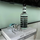 Black Stripe Transparent Geometric Crystal Bottle Sculpture – Desk Decoration – Anciennevi