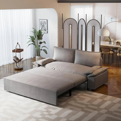 Cleo Plush Sofa Bed | Convertible Comfortable Sofa | Anciennevi
