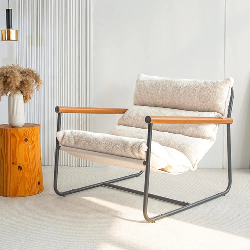 Boucle Arm Chair | Modern Accent Chair for Living Room | Anciennevi