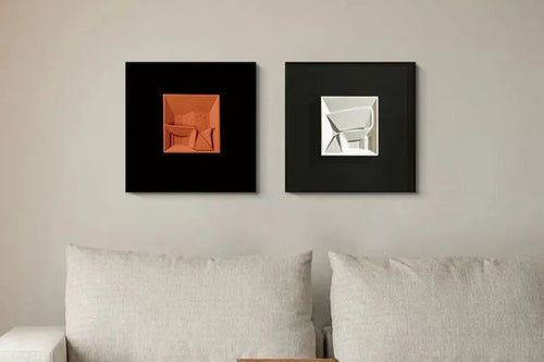 3D Relief Wall Hanging Ornament – Modern Wooden Art – Anciennevi