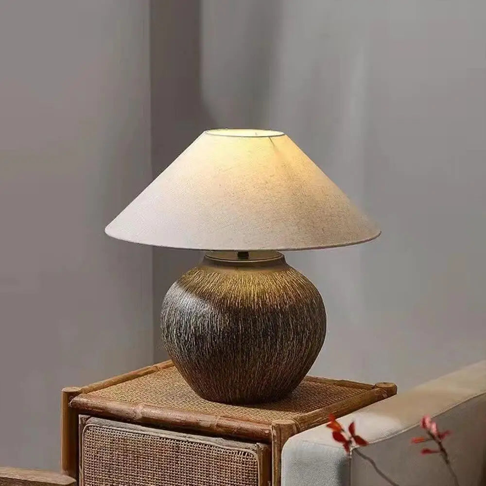 Tatsu Family - Japanese Ceramic Table Lamps