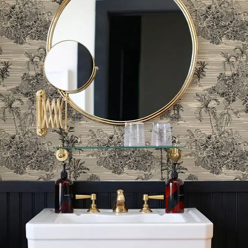 Chinese Style Self-Adhesive Wallpaper – Waterproof Roll for Bedroom & Living Room – Anciennevi
