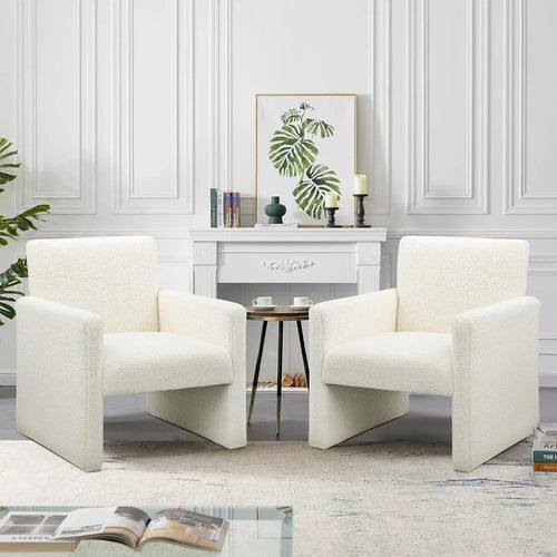 Comfy Teddy Armchair Set of 2 | Comfortable Reading Chairs | Anciennevi