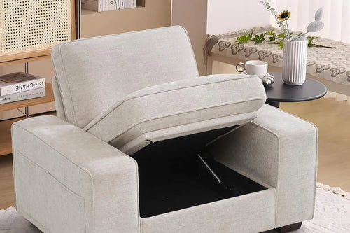 Camille Twins Comfy Storage Ottomans | Living Room Storage | Anciennevi