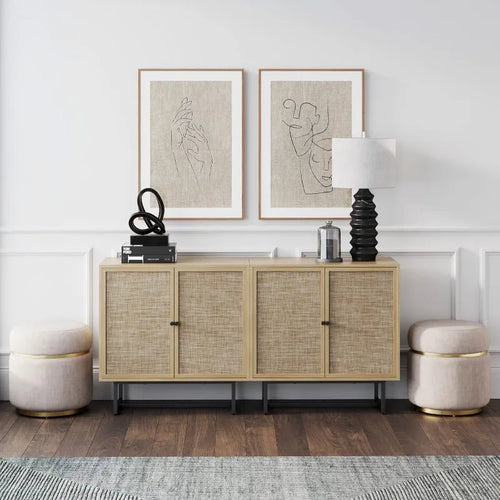 Accent Storage Boho Modern Free Buffet Sideboard Cabinet | Anciennevi