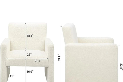 Comfy Teddy Armchair Set of 2 | Comfortable Reading Chairs | Anciennevi