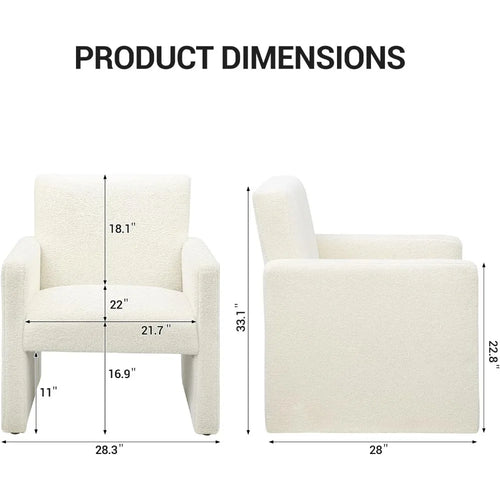 Comfy Teddy Armchair Set of 2 | Comfortable Reading Chairs | Anciennevi