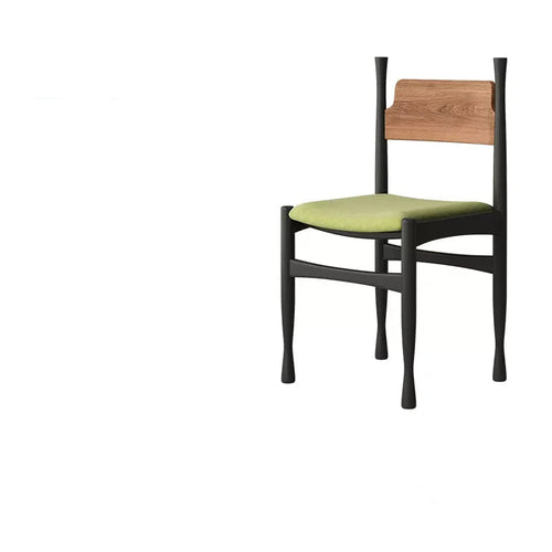 Vintage Dining Chair with Backrest – Solid Wood Casual Seating – Anciennevi