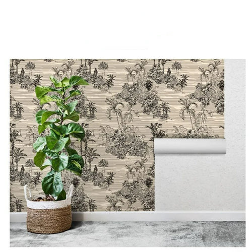 Chinese Style Self-Adhesive Wallpaper – Waterproof Roll for Bedroom & Living Room – Anciennevi