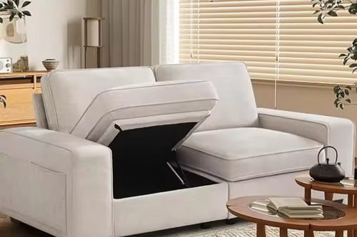 Camille Twins Comfy Storage Ottomans | Living Room Storage | Anciennevi