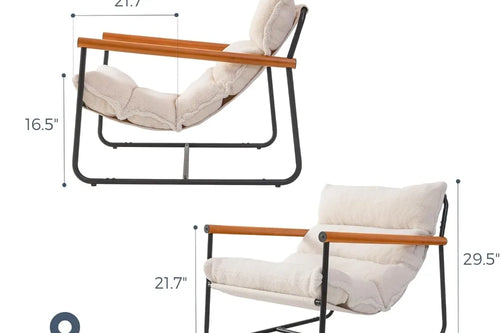 Boucle Arm Chair | Modern Accent Chair for Living Room | Anciennevi