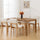 Farmhouse Mid Century Linen Dining Chairs Set of 4 | Anciennevi