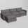 Modular Sectional Sofa with Reversible Ottoman | Anciennevi