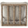 Linen Fabric Spindle Accent Chair with Wood Frame – Modern Padded Spring Seat – Anciennevi