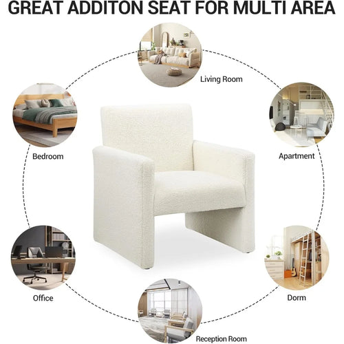 Comfy Teddy Armchair Set of 2 | Comfortable Reading Chairs | Anciennevi