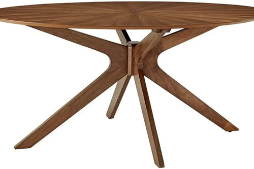 71" Oval Wood Dining Table Online | Luxury Furniture | Anciennevi