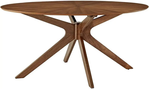 71" Oval Wood Dining Table Online | Luxury Furniture | Anciennevi