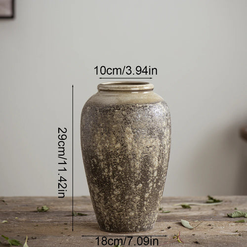 Ceres Japanese Ceramic Vase | Elegant Vase for Living Room | Anciennevi