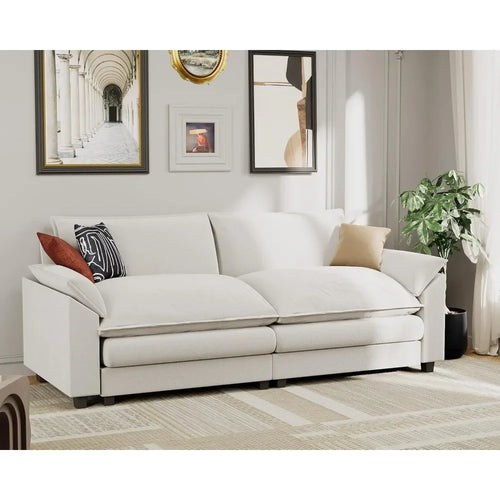 79” Modular Oversized Sectional Sofa | Deep Seat Loveseat | Anciennevi