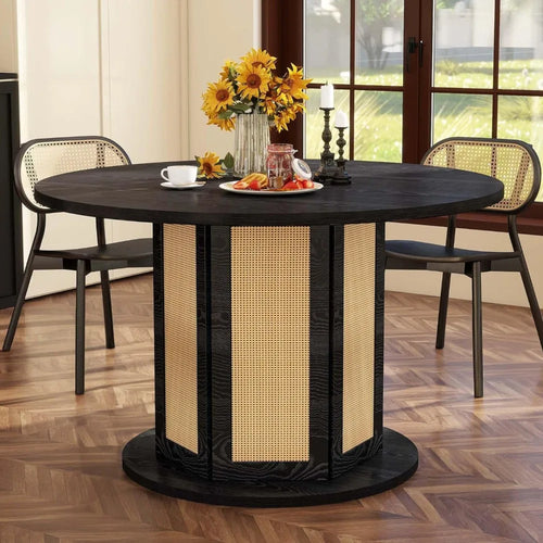 Cairo Rattan Round Dining Table | Stylish & Durable | Anciennevi
