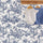Toile Navy Wallpaper – Ancient Warriors & Elephant Engraved Forest Style Print – Anciennevi