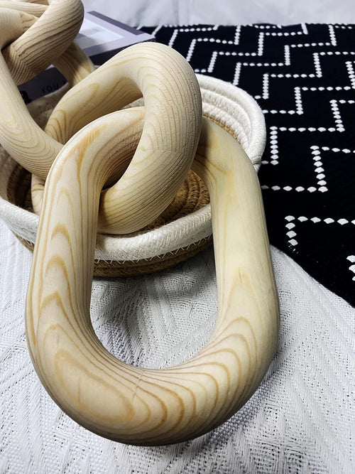 Stickin Together Wood Chain Link | Modern Rustic Decor | Anciennevi